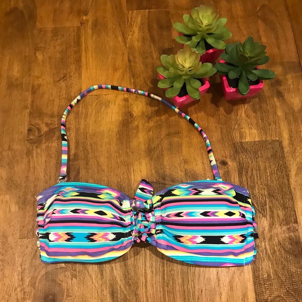 New Small Empyre Tribal Colorful Bikini Top